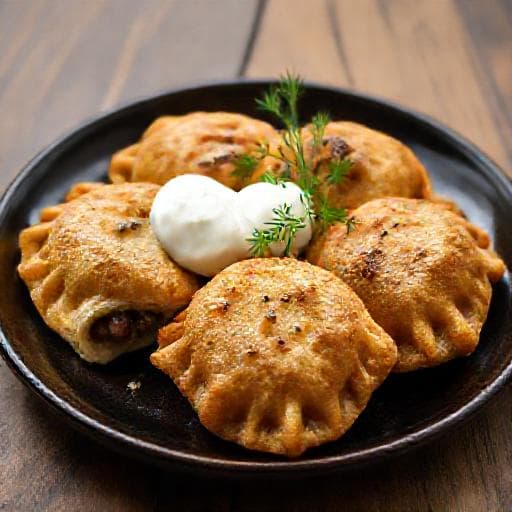 Пиріжки з Картоплею та Грибами (Гуцульський стиль)