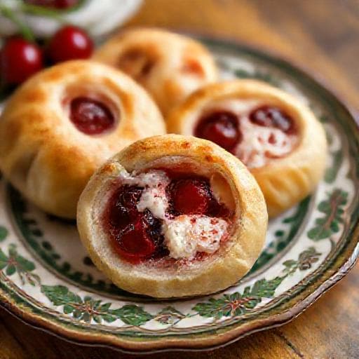 Пиріжки з вишнями та сиром (Галицький варіант)