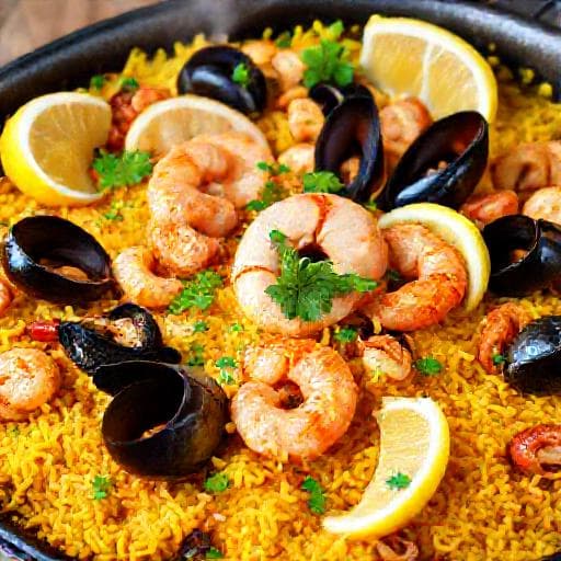 Класична Паелья з Морепродуктами