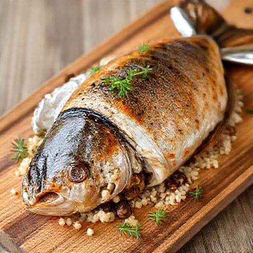 Щука, фарширована грибами та рисом (Регіональний варіант)