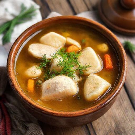 Юшка з коропа по-полтавськи (з галушками)