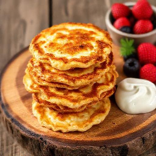 Швидкий Сирник на сковороді