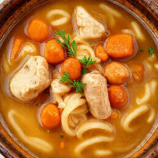 Затірка з куркою (Класична)