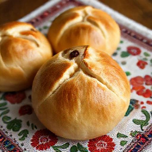 Ватрушки з Сиром та Родзинками (Галицький стиль)