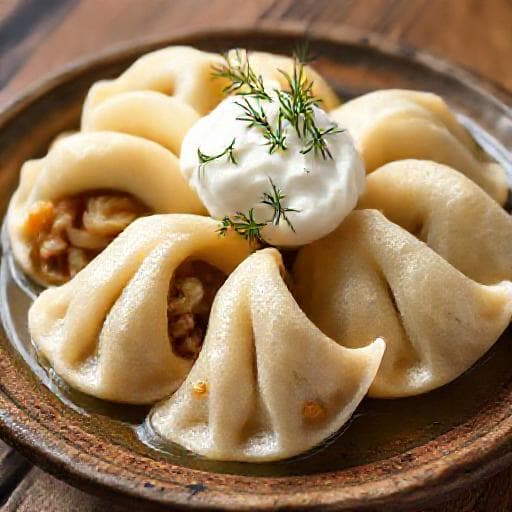 Класичні вареники з капустою