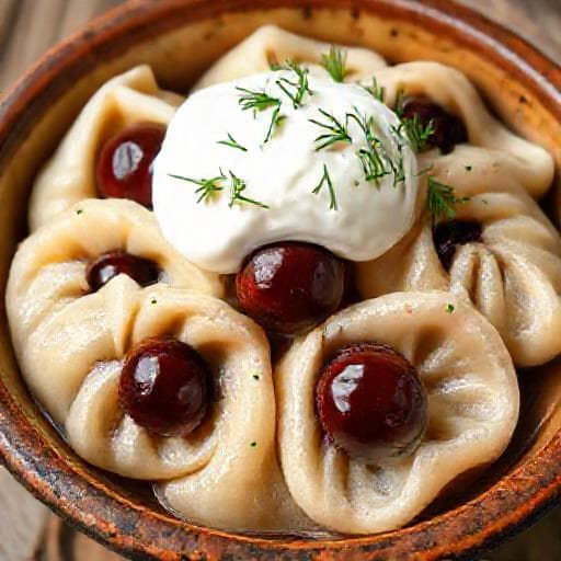 Класичні вареники з вишнями