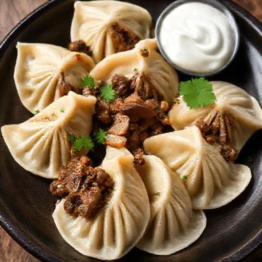 Вареники з М'ясом та Грибами (Регіональний Варіант)