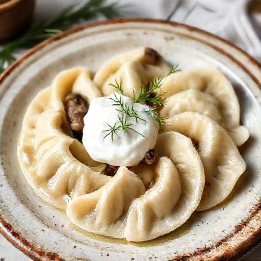 Креплики з грибами (Класичні)