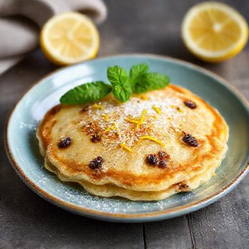Сирники з родзинками та лимонною цедрою
