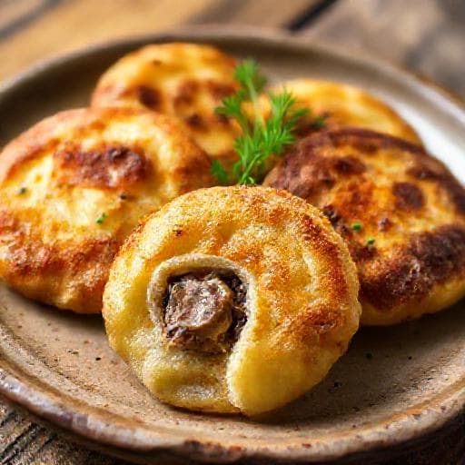 Класичні картопляні зрази з грибами