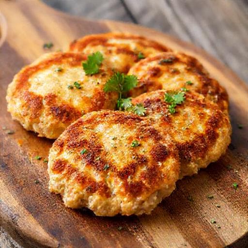Швидкі курячі котлети з сиром