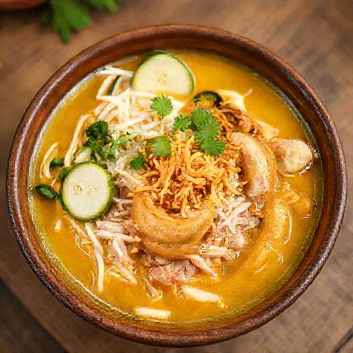 Rujak Soto Ayam Kampung Kuah Kuning