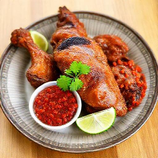 Bebek Goreng Surabaya Sambal Bawang