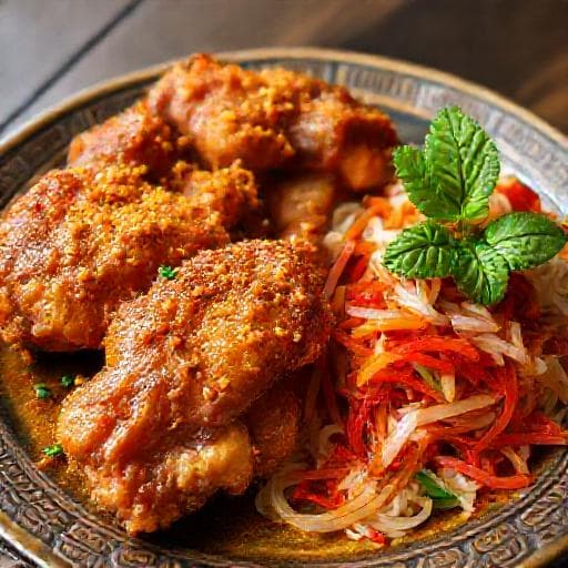 Bebek Goreng Kremes Sambal Matah