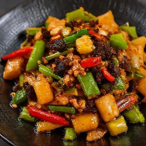 Tumis Genjer Oncom Pedas Manis