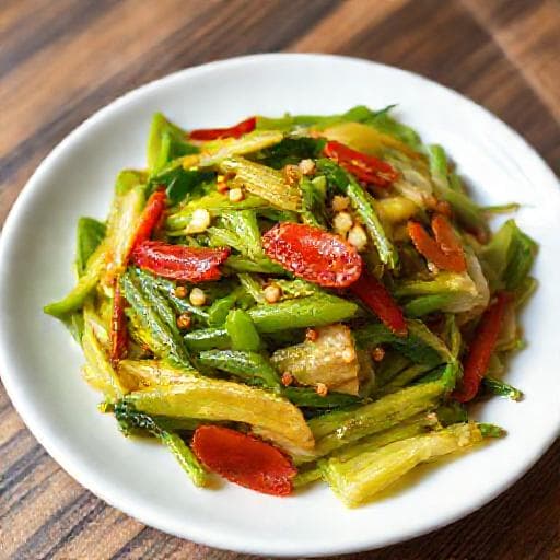 Tumis Bunga Pepaya Pedas Manis