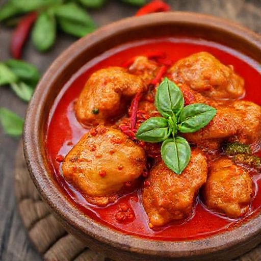 Ayam Napinadar Merah (Tanpa Darah)