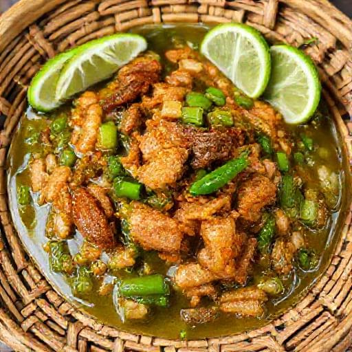 Sambal Ijo Padang dengan Teri
