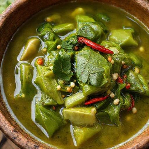 Daun Ubi Tumbuk Tradisional