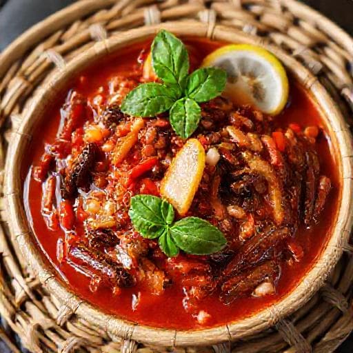Sambal Teri Pete Medan