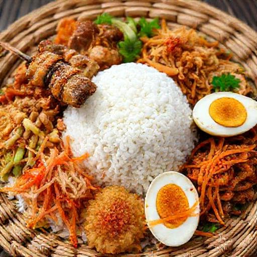 Nasi Sela Bali (Nasi Campur Khas Bali)