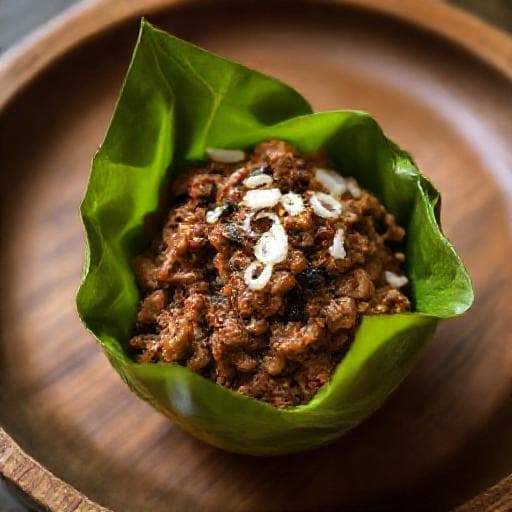 Tum Ayam Bali dengan Terasi