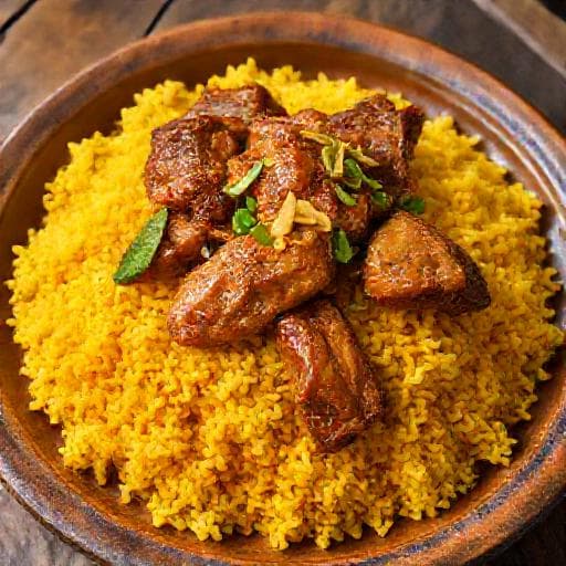 Nasi Itik Gambut Bumbu Kuning