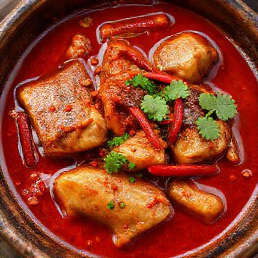 Haruan Masak Habang Tradisional