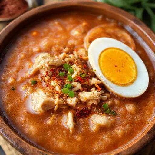 Bubur Pedas Sambas Tradisional