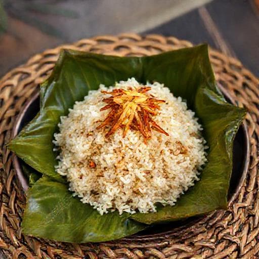 Nasi Bekepor Khas Kutai Kartanegara