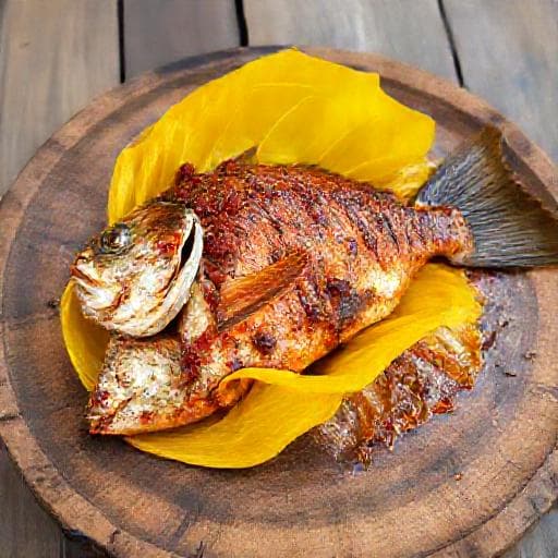 Ikan Bakar Parape Daun Kunyit