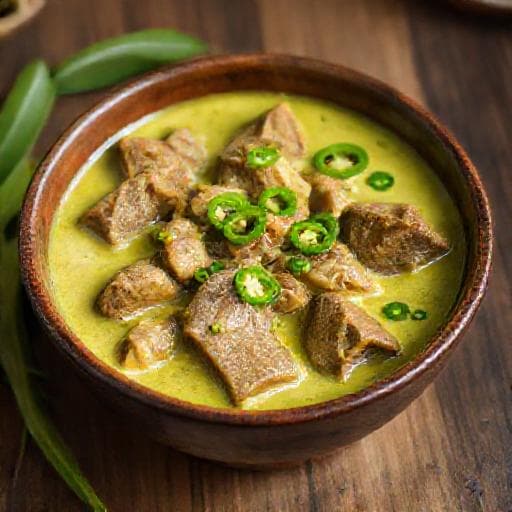 Gulai Tunjang Pedas Cabai Hijau