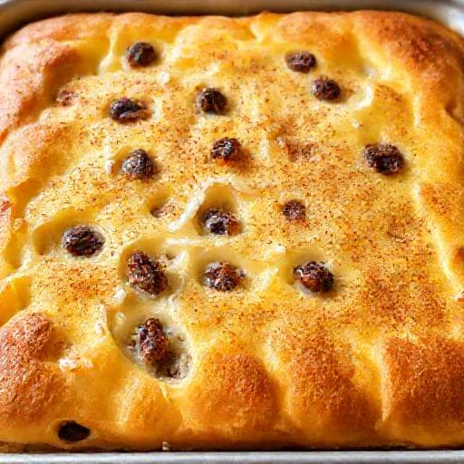 Klappertaart Panggang dengan Roti Tawar