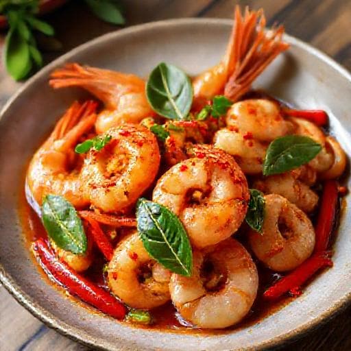 Colo-Colo Udang Saus Kemangi
