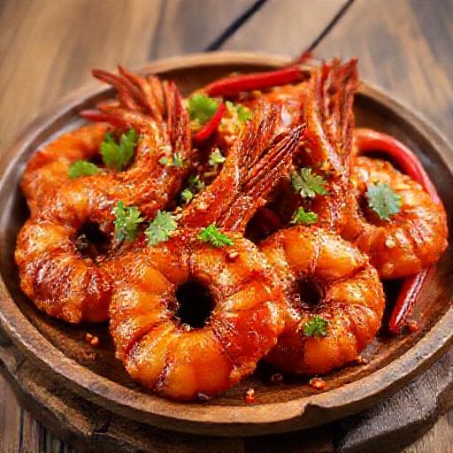 Udang Goreng Mentega Pedas Manis
