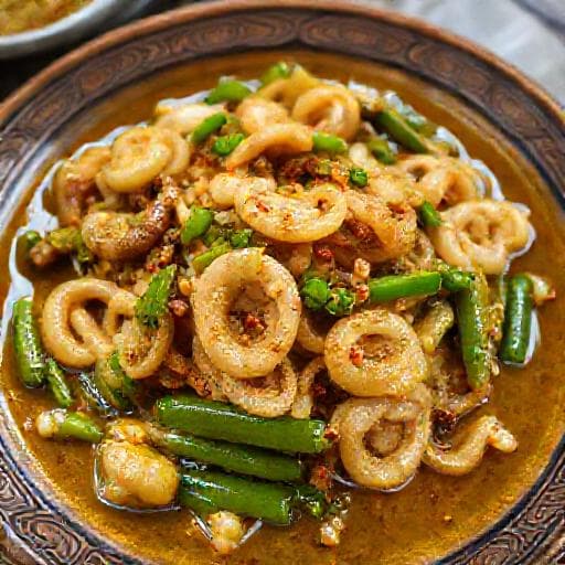 Cumi Asin Cabe Ijo Padang