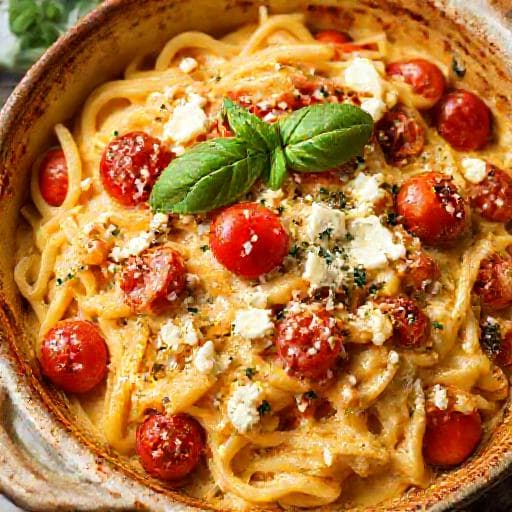 Pasta Feta Panggang Klasik