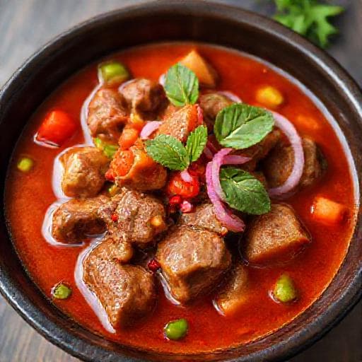 Sie Reuboh Kuah Asam Pedas