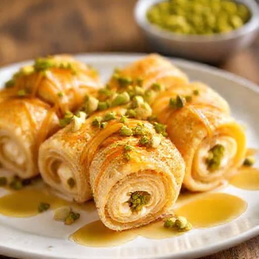 Kunafa Pistachio Gulung