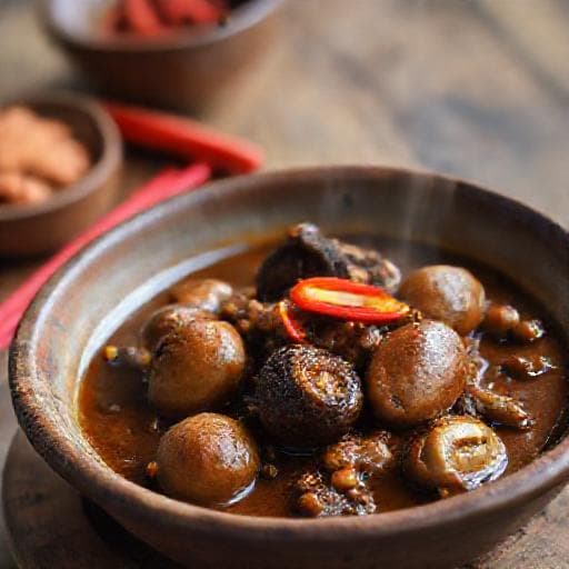 Rendang Lokan Kilat