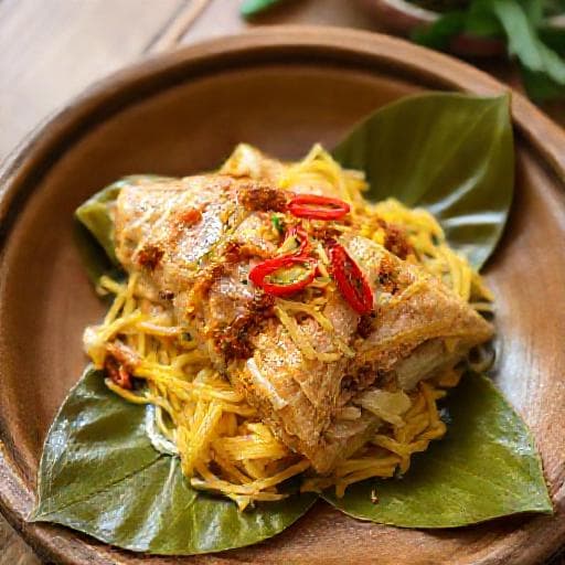 Pendap Ikan Tongkol Daun Kunyit
