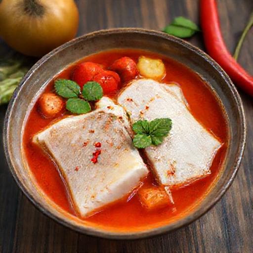 Bagar Hiu Kuah Asam Pedas