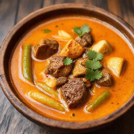 Gulai Taboh Daging Sapi Khas Lampung