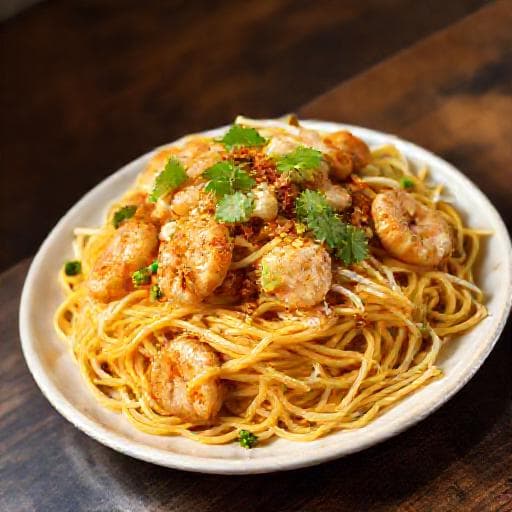 Mie Bangka Goreng Praktis