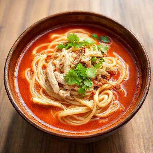Mie Sagu Kuah Pedas Riau