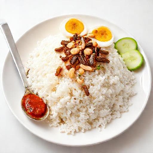 Nasi Lemak Cepat & Mudah