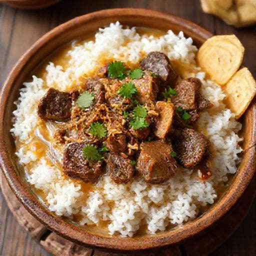 Nasi Gandul Pati Tradisional