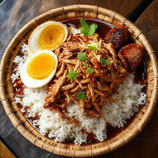 Nasi Pindang Ayam Kampung