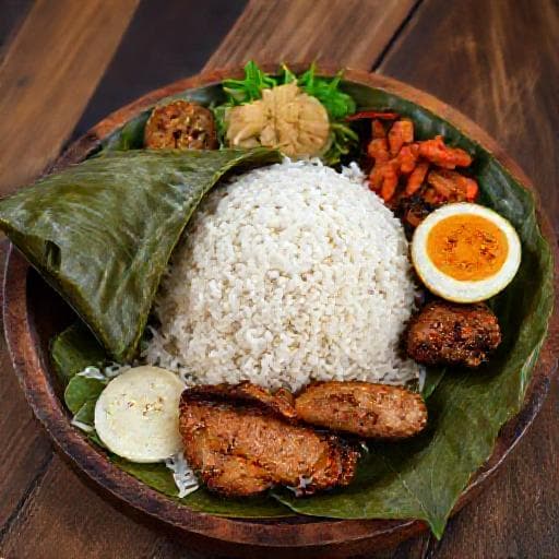 Nasi Bogana Tegal dengan Ayam Bakar