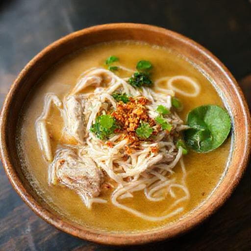 Laksa Bogor Ayam Kampung Kuah Bening